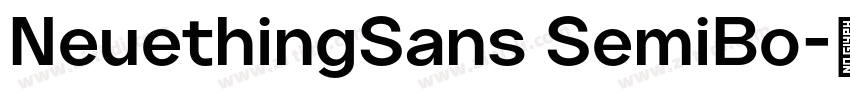 NeuethingSans SemiBo字体转换 NeuethingSans SemiBo字体转换